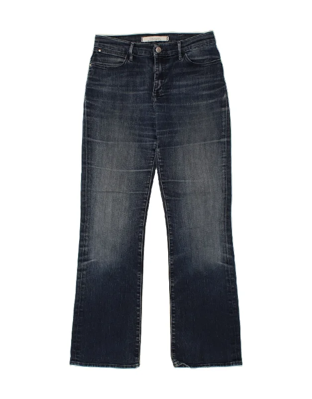 WRANGLER Womens TIna Bootcut Jeans W29 L30 Blue Cotton Casual Loose Fit Jeans