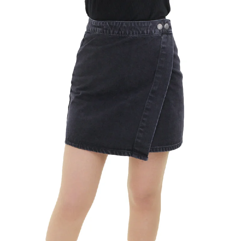 Women's Plain Solid Skirt,Black boho skirt vibe