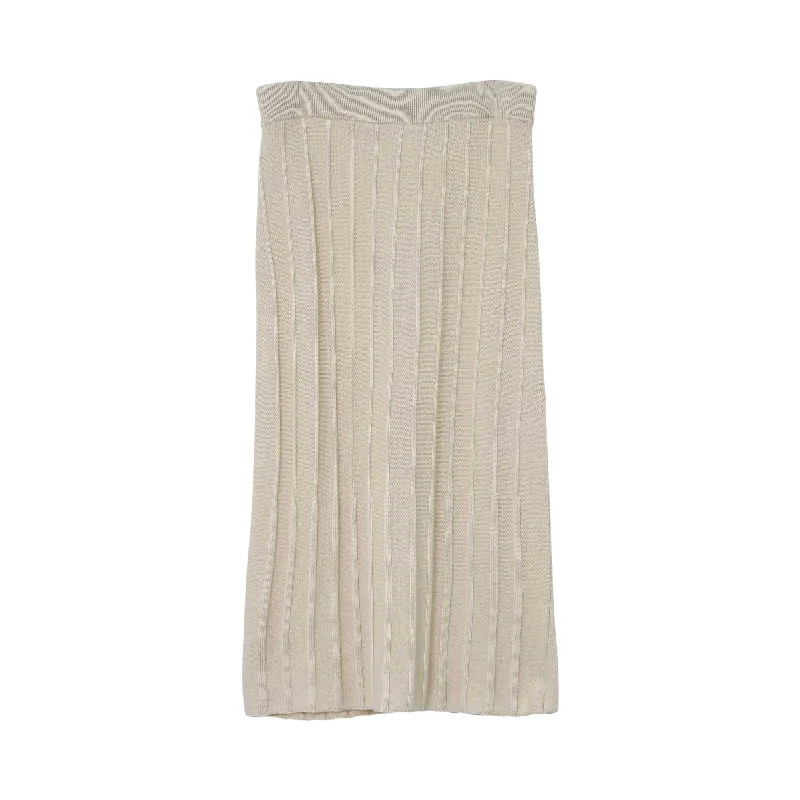 MaxMara Women's Melk Albino Skirt silk skirt elegant