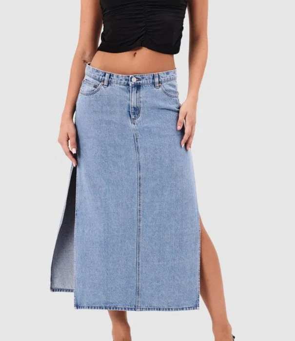 Abrand 99 Loretta Maxi Skirt linen skirt relaxed
