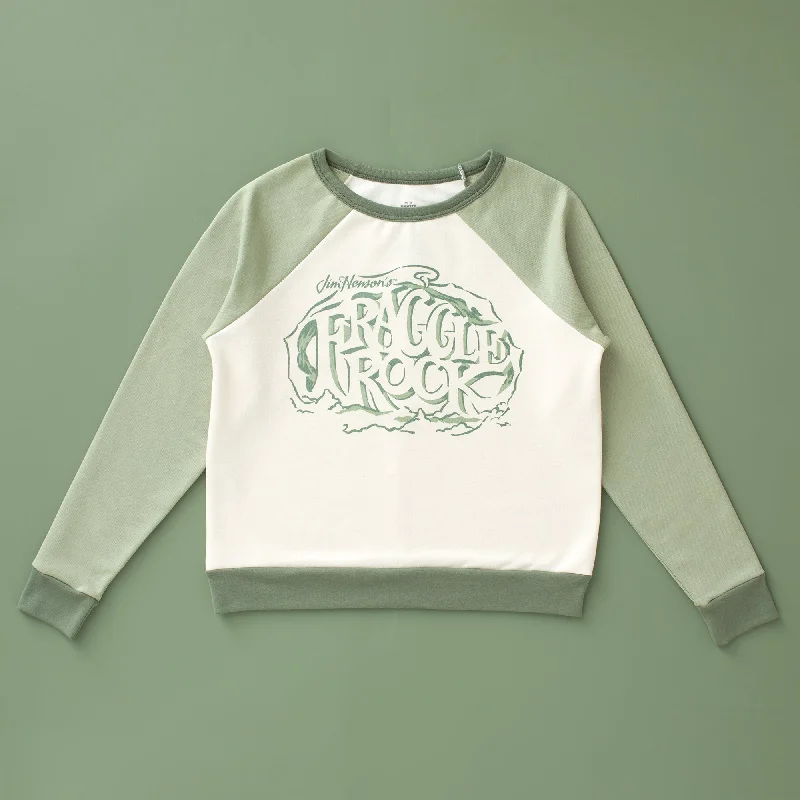 Adult Oslo Sweatshirt - Fraggle Rock Logo Sage Hoodie with Oversized Fit Loose Comfortable Adult Oslo Sweatshirt - Fraggle Rock Logo Sage Hoodie with Oversized Fit Loose Comfortable