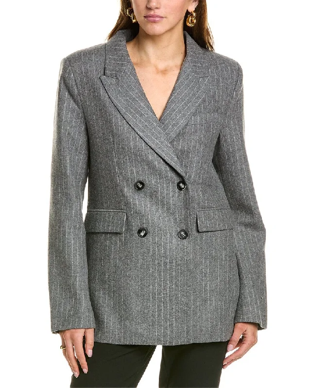 Sophie Rue Roen Wool-Blend Suit Jacket Jacket Blazer Coat