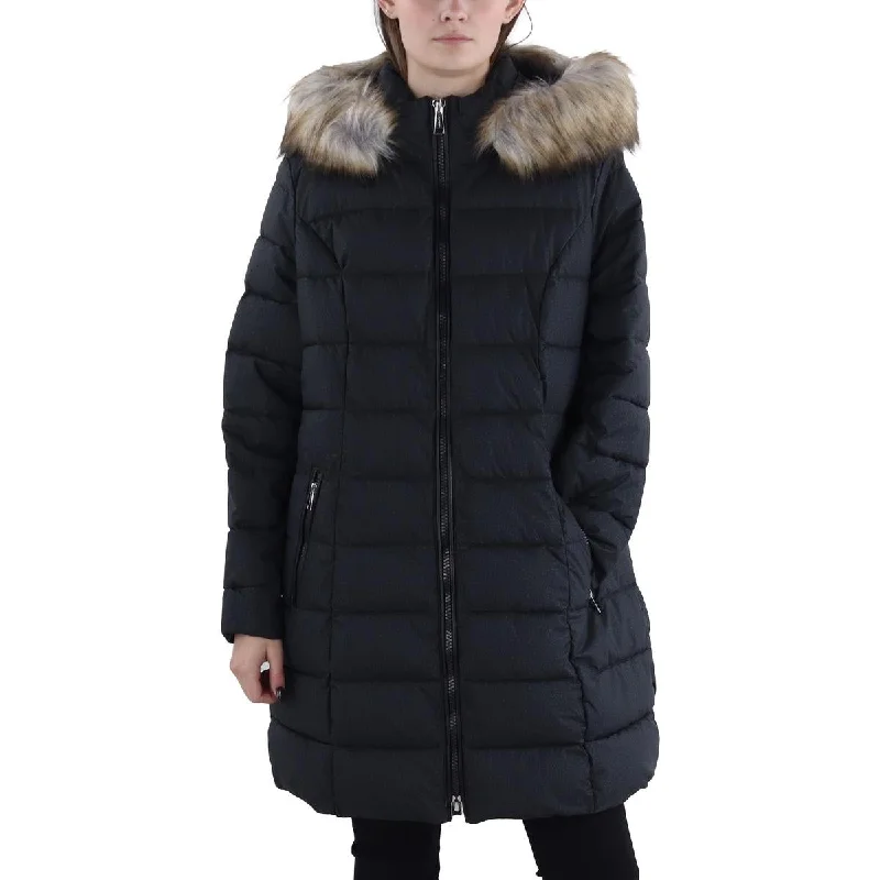Plus Womens Faux Fur Trim Hooded Puffer Jacket Snapped Jacket Toggled Jacket Drawstring Jacket Plus Womens Faux Fur Trim Hooded Puffer Jacket Snapped Jacket Toggled Jacket Drawstring Jacket
