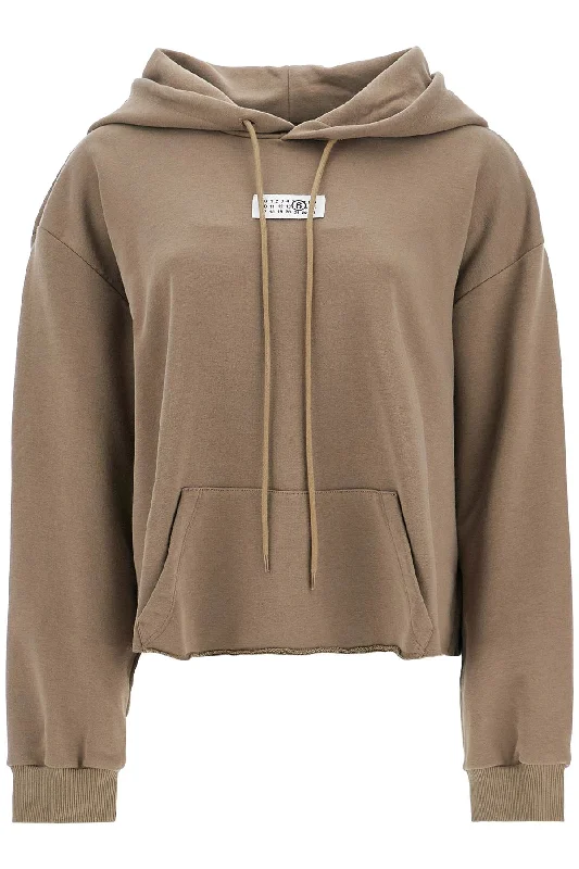 Boxy Hoodie With Hood Hoodie with Puffed Sleeves Voluminous Trendy