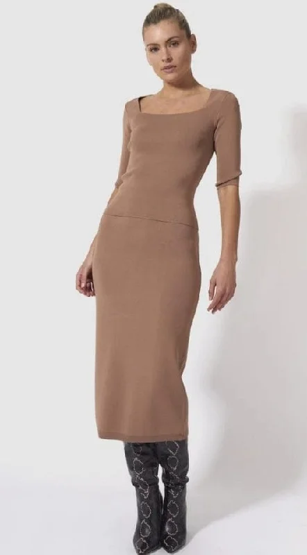 Fate + Becker | Borderline Skirt | Sandstone wrap skirt elegant