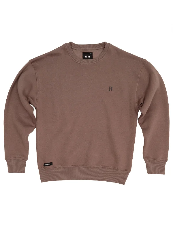 FF / Sweatshirt Hoodie with Set-In Sleeves Structured Classic