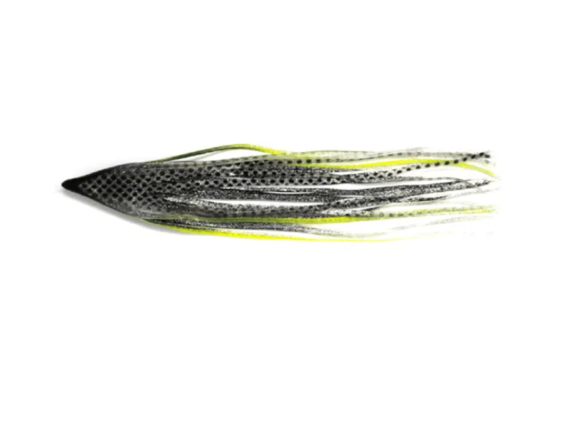Grey and Yellow Lure Skirt-Cone spandex blend skirt