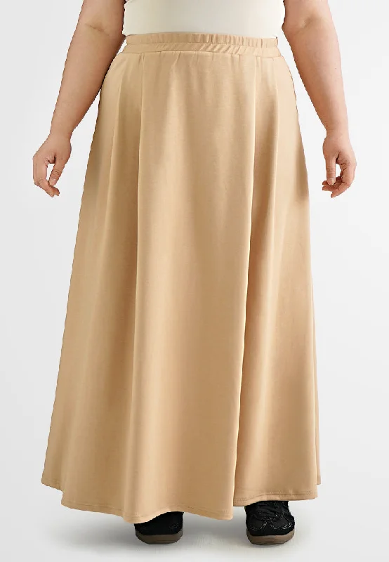 Hersila Carpe Diem A-Line Pleated Skirt silk skirt elegant
