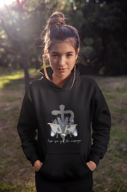 I hope you get the message: Exclusive Emergency Contact Unisex Hoodie Hoodie with Set-In Sleeves Structured Classic I hope you get the message: Exclusive Emergency Contact Unisex Hoodie Hoodie with Set-In Sleeves Structured Classic
