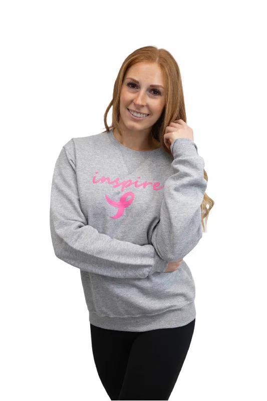 Inspire Unisex BCA Crew Neck Sweatshirt Hoodie with Distressed Vintage Worn