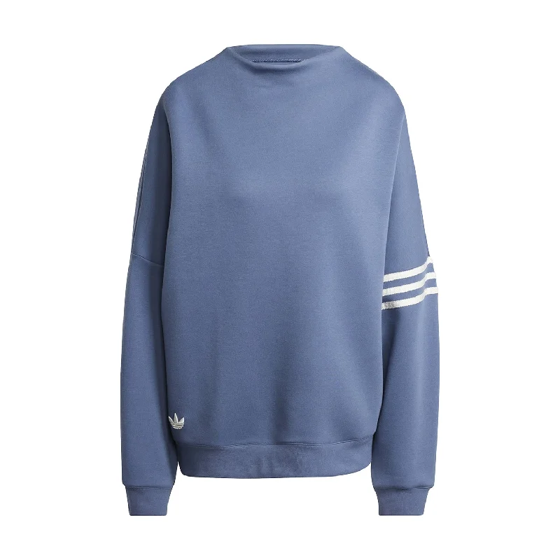 Neu Classics Oversize Sweatshirt - Womens Hoodie Crop Top Short Trendy