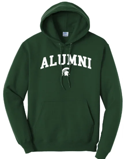 Michigan State Alumni Green Hoodie Hoodie Sweatshirt Pullover