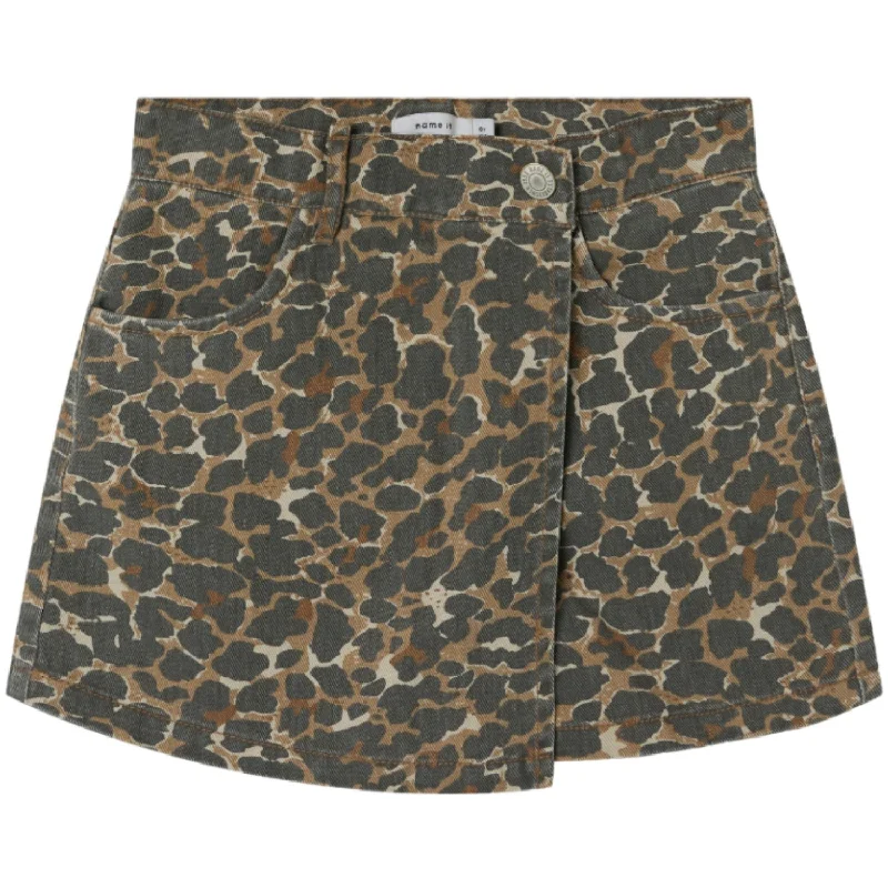 Name It Affogat Leo Washed Down Leo Twill Skort seamless skirt comfort