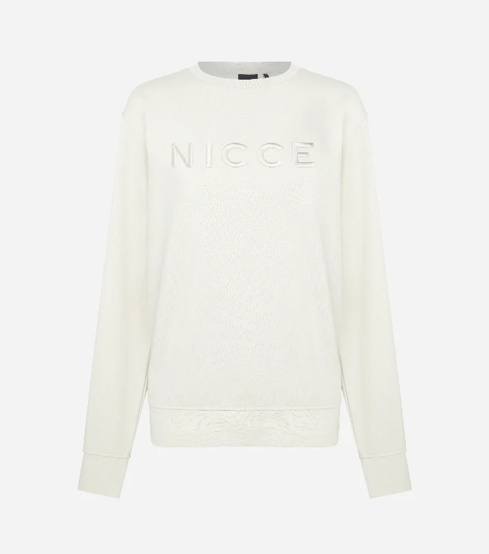 NICCE Womens Ersa Sweatshirt | Sandshell Hoodie with Raw Hem Edgy Unfinished