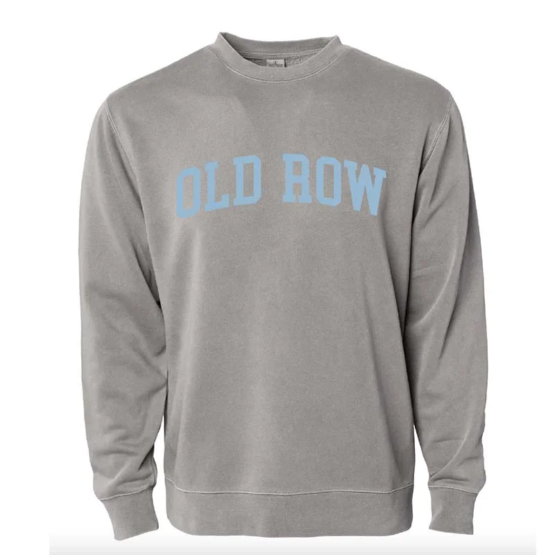 Old Row Arch Crewneck Sweatshirt in Cement Hoodie with Logo Branding Identity