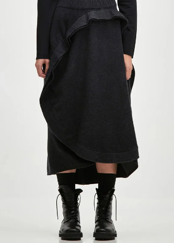 Onda Skirt pleated skirt texture