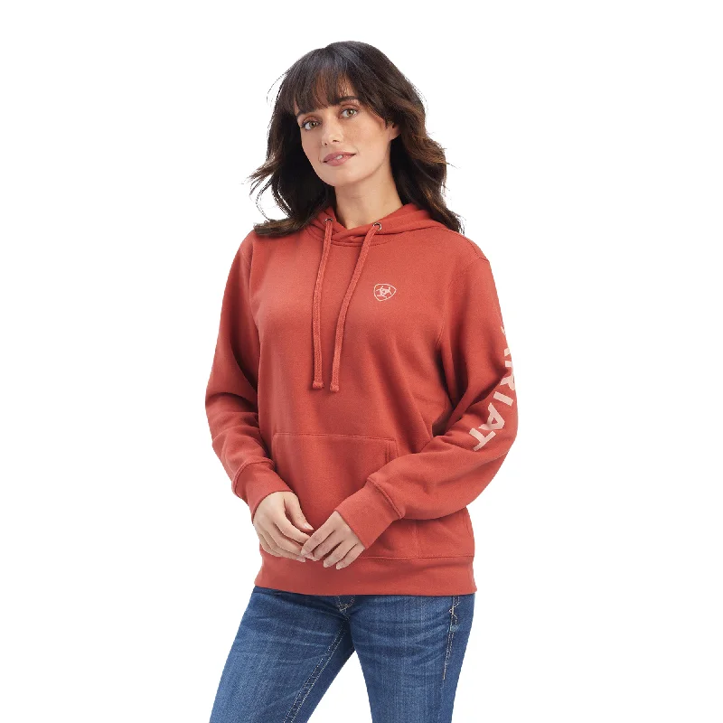 REAL Classic Arm Logo Hoodie Hoodie with Hidden Zipper Minimalist Clean