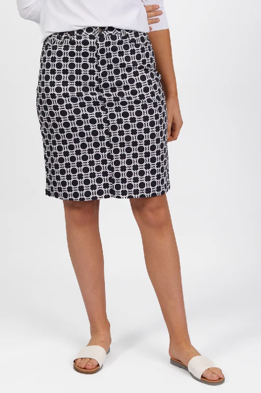 Printed Lightweight Skirt - Arlo velvet skirt plush