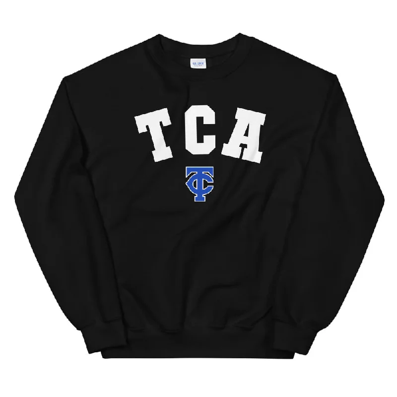 TCA Unisex Sweatshirt Hoodie with Embroidery Detailed Premium