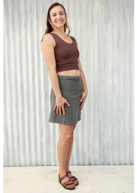 Thyme Maia Pocket Skirt seamless skirt comfort