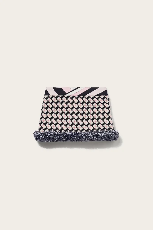 Tweed Mini Skirt low waist skirt