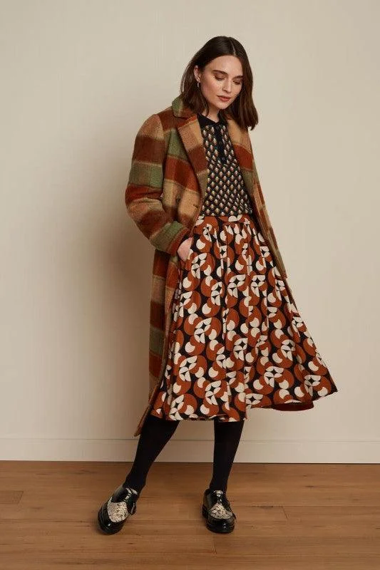 King Louie Valeria Skirt in Bassline Black denim skirt trendy